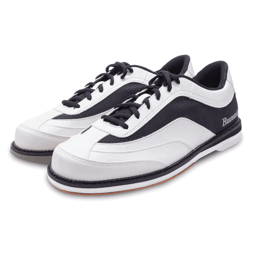 Brunswick Men's Rampage Interchangeable White Right Hand Bowling Shoes - Comfortable & Durable for League Play & Casual Bowling