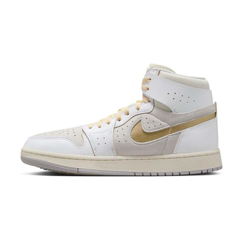 Air Jordan 1 Zoom Air CMFT 2 'Metallic Gold' Basketball Shoes - Men's Retro High-Top Sneakers with Cushioning for Court & Street Style