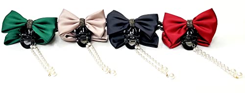 BROWN BOW HAIR CLIPS FOR WOMEN AND GIRLS