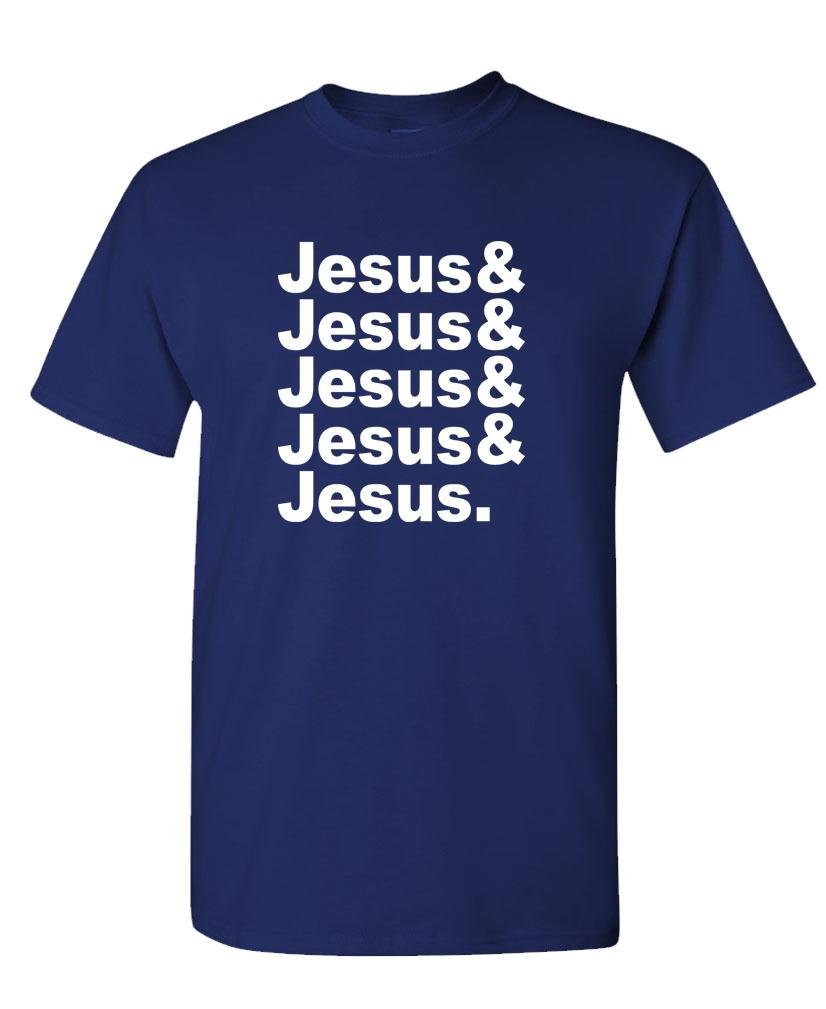 Jesus Names Christian T-Shirt - Religious Faith Apparel for Men & Women - Perfect for Church, Bible Study & Worship Events
