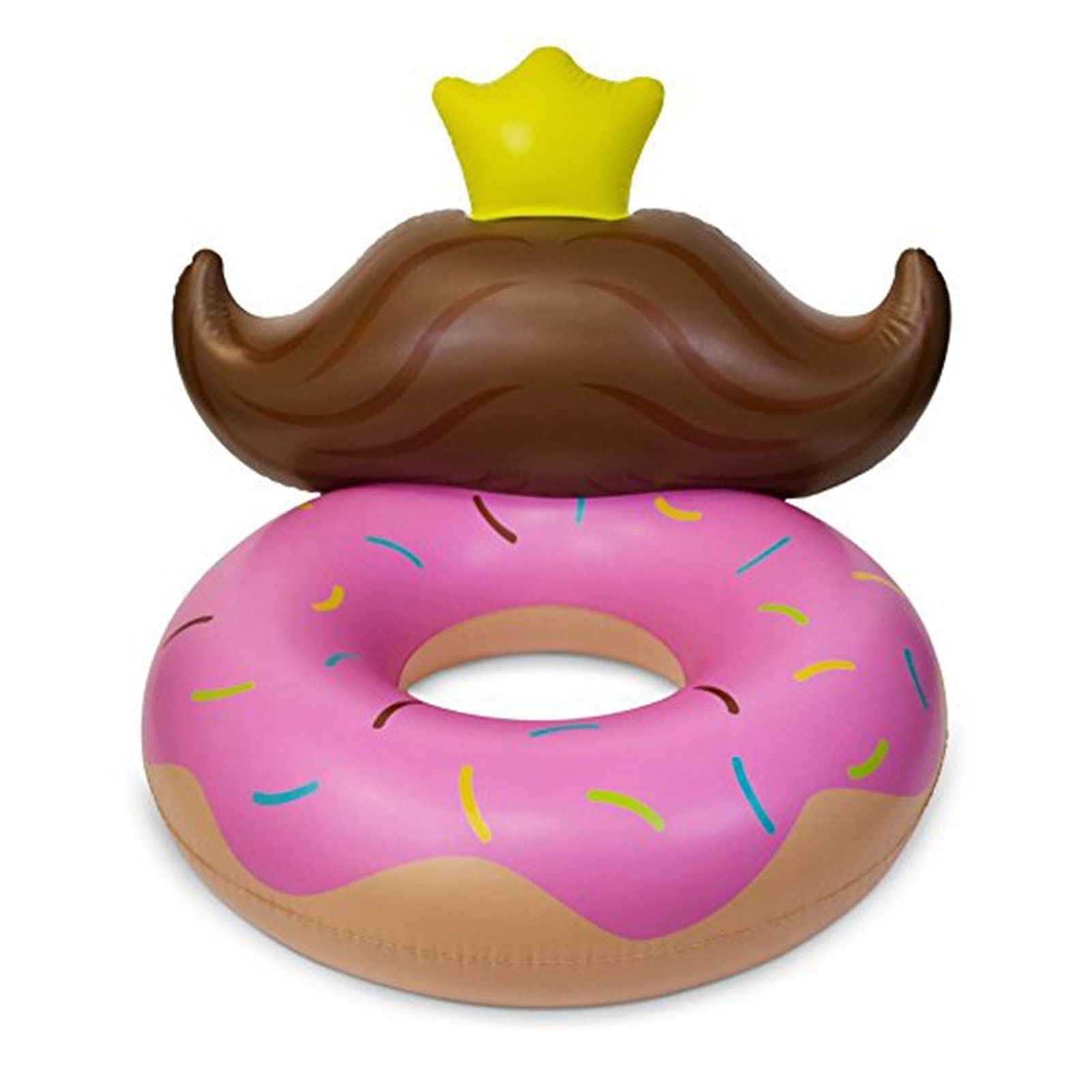 **OFUNGO Pink Donut Inflatable Pool Float - Fun Swimming Ring, Water Chair & Air Lounge Mattress for Beach, Pool Party & Summer Water Activities**    *(Use for pool lounging, beach relaxation, kids' water play, and summer party decorations!)*