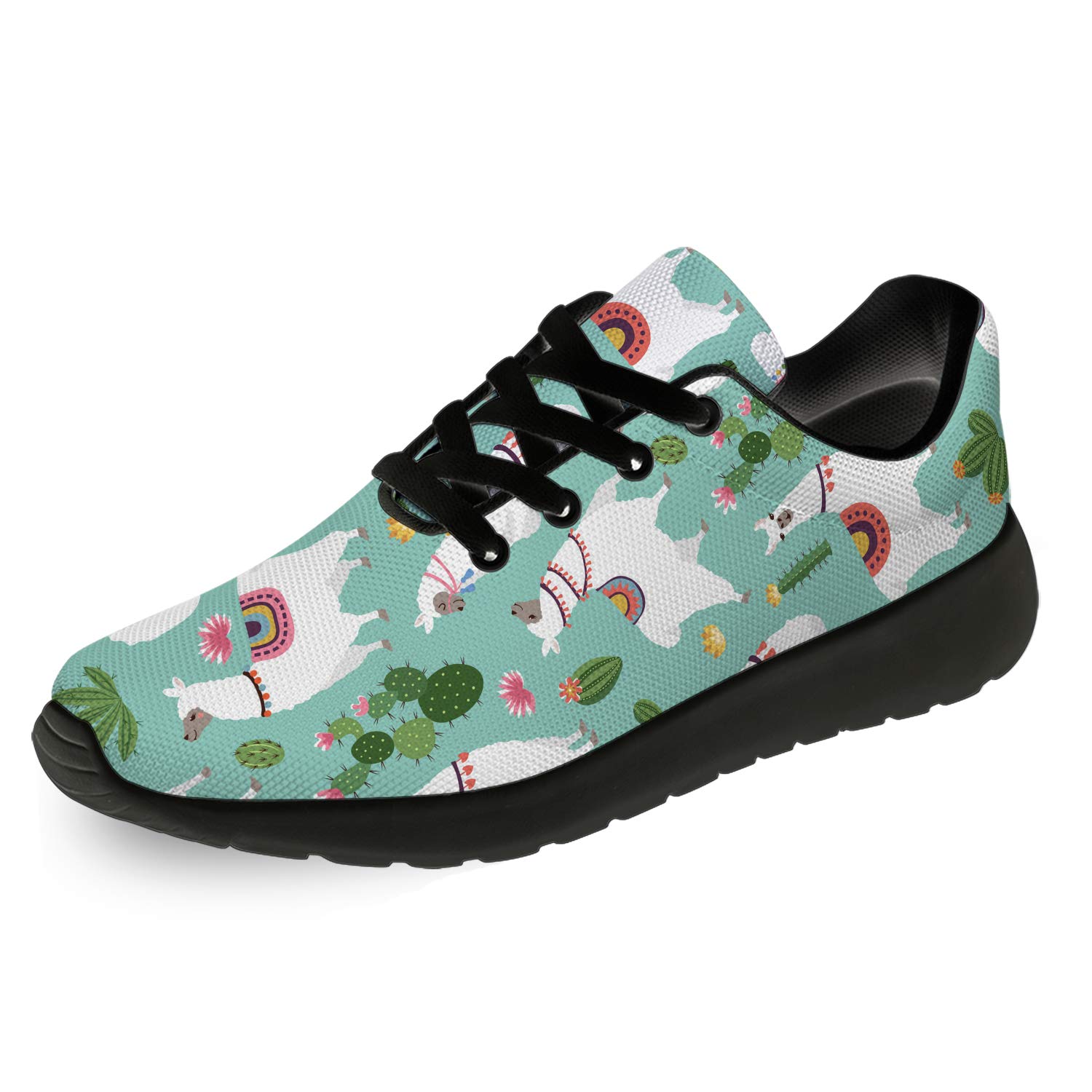 Ciadoon Llama Running Shoes for Men & Women - Lightweight Athletic Sneakers for Walking, Tennis, Jogging & Golf - Breathable Sports Shoes with Fashion Design - Perfect Gift for Active Lifestyles (Ideal for Gym, Workouts, Casual Wear & Outdoor Activities)