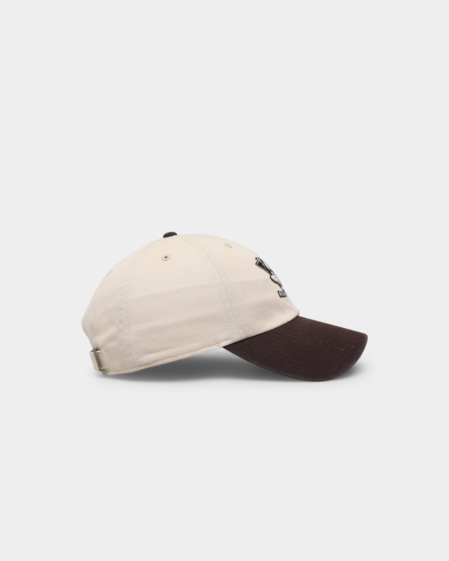 47 Brand Anaheim Ducks 'Cookies & Cream' Strapback Snapback Hat - Natural/Brown Adjustable Baseball Cap for Men & Women - Perfect for Hockey Games, Casual Wear & Sports Fans