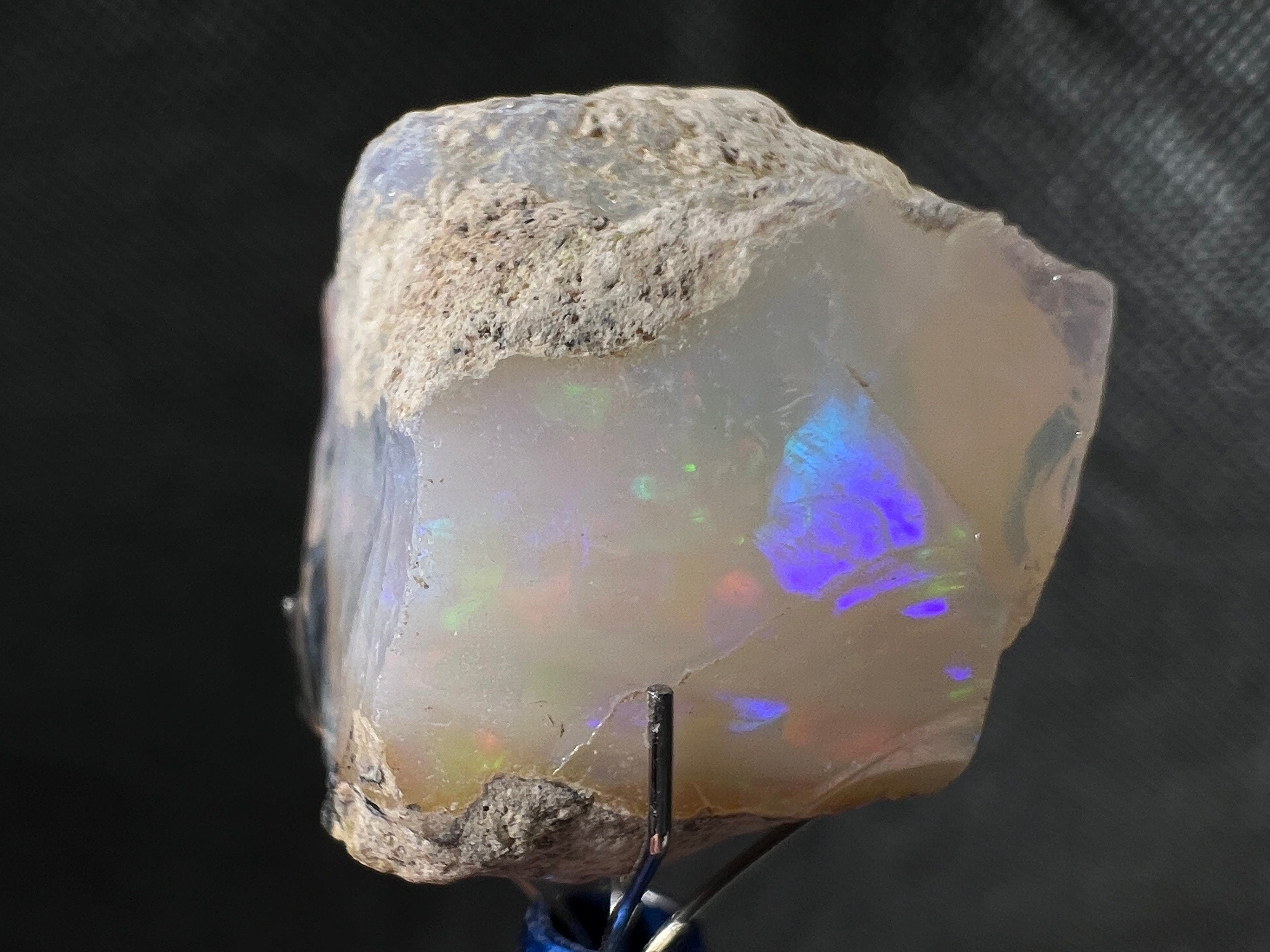 4A+ Welo Opal Raw Crystal - Natural Cutting Grade Opal Gemstone, October Birthstone (50643) for Jewelry Making, Healing & Collecting