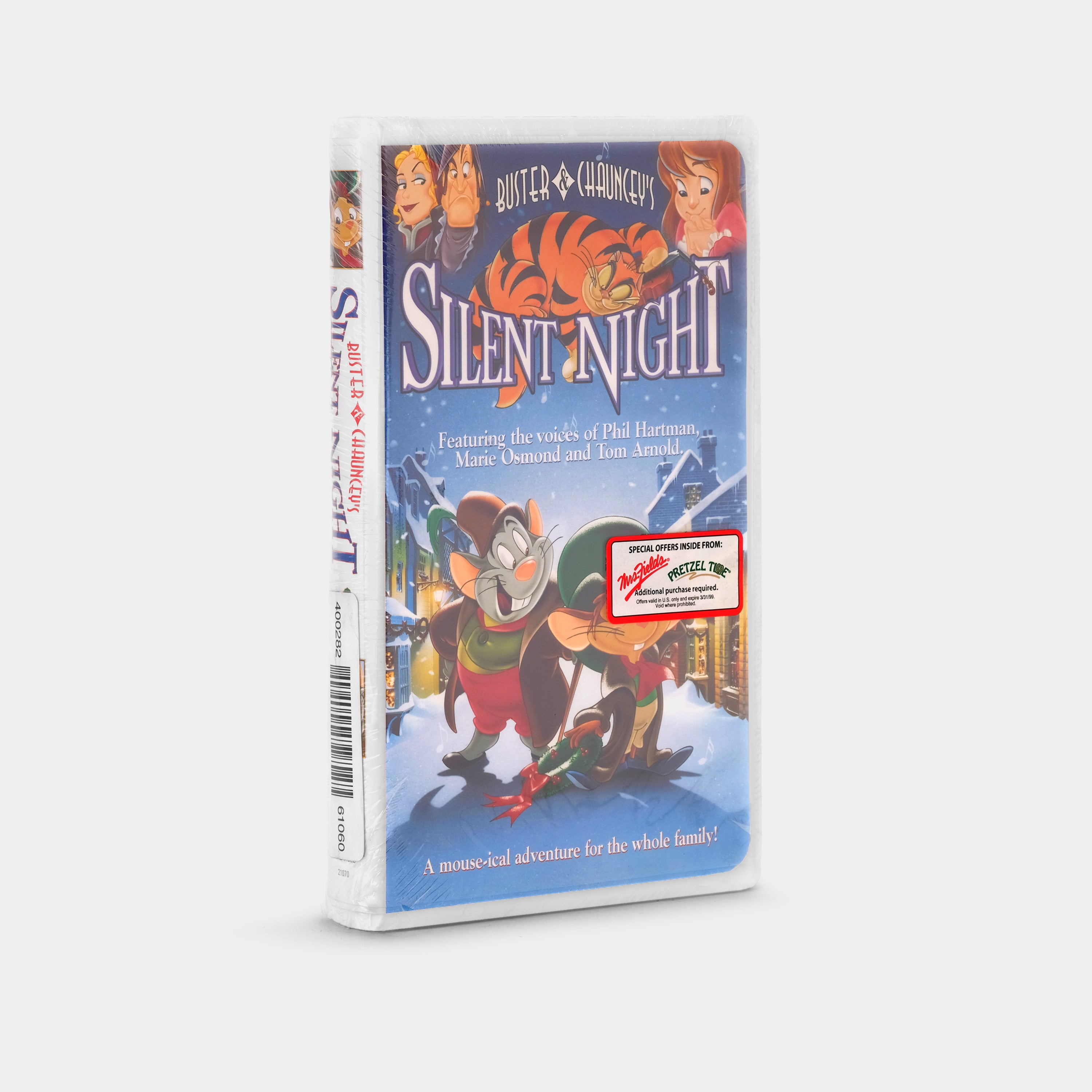 Buster & Chauncey's Silent Night (Sealed) VHS Tape - Classic Christmas Movie for Collectors & Holiday Family Entertainment