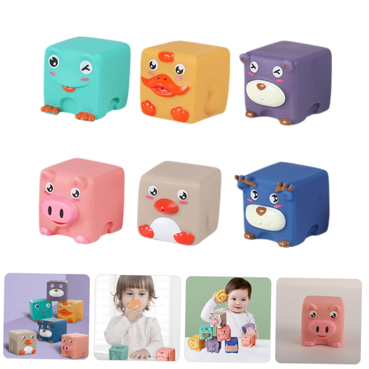 KONTONTY 6-Piece Kids Bath Toys Set - Fun Water Play Toys for Bathtub, Pool & Beach - Safe & Colorful Toddler Bathing Accessories