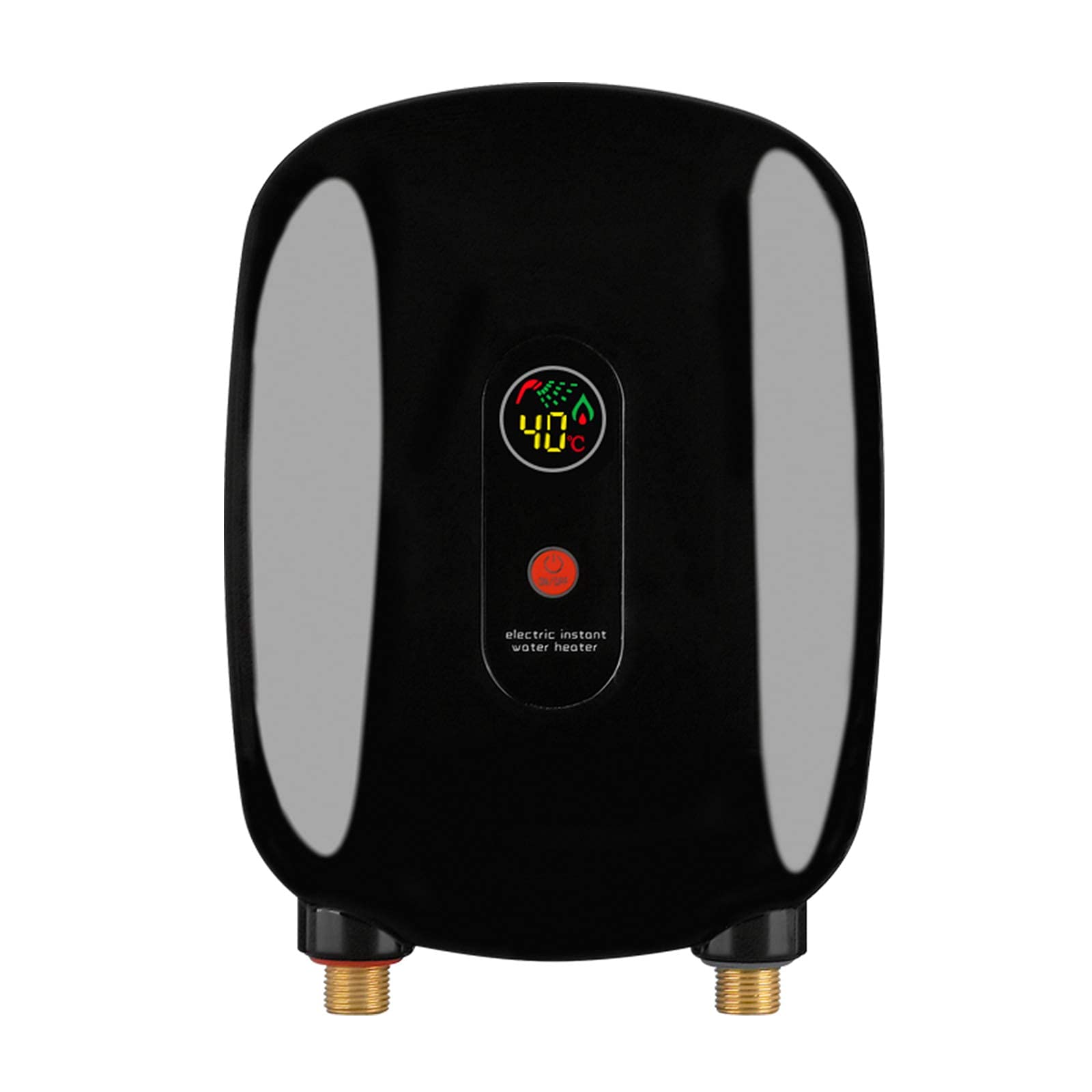 110V 3000W Instant Electric Tankless Water Heater with Digital Display & Overheating Protection - Perfect for Kitchen, Bathroom, RV & Camping Use