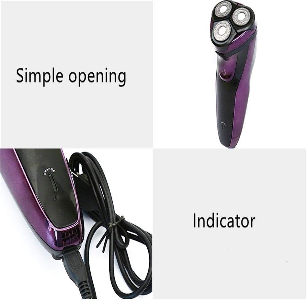 Premium Electric Razor for Men - USB Rechargeable Floating Head Beard Trimmer & Shaver - Perfect for Travel, Home, and Gym Use