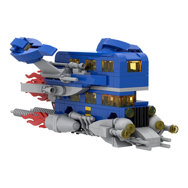 348PCS MOC 13102 Classic Space London Bus 40220 Building Blocks Set (Gobricks Version) - Perfect for Collectors, Creative Play & Home Decoration