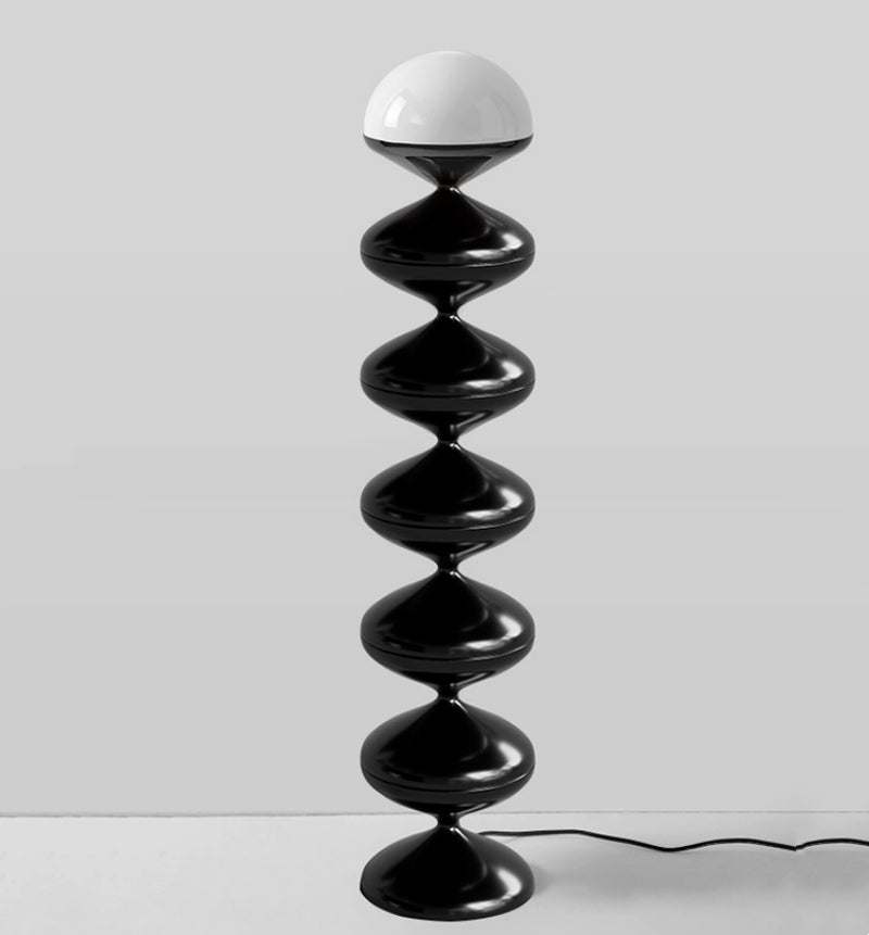 Modern Pull Gourd Floor Lamp - Adjustable Height LED Standing Light for Living Room, Bedroom & Office - Warm White/Cool White Dimmable Reading Light with Remote Control - Perfect for Cozy Nights, Home Decor & Workspace Lighting