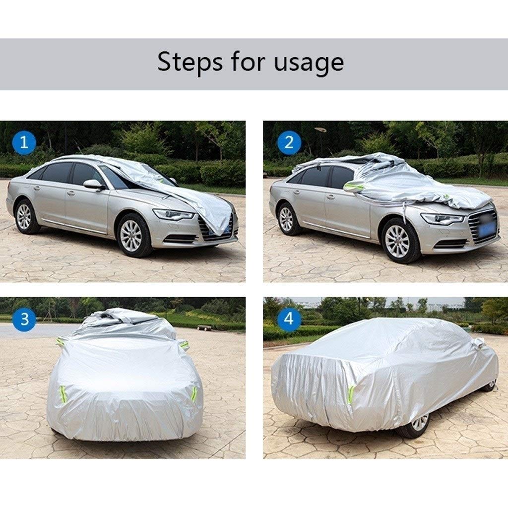 Fiat 500 & 124 Spider Abarth Car Cover - All Weather Waterproof, Windproof, Dustproof Outdoor Protection - Breathable Thick Fabric for Indoor/Outdoor Use - Perfect for Parking, Storage & Travel