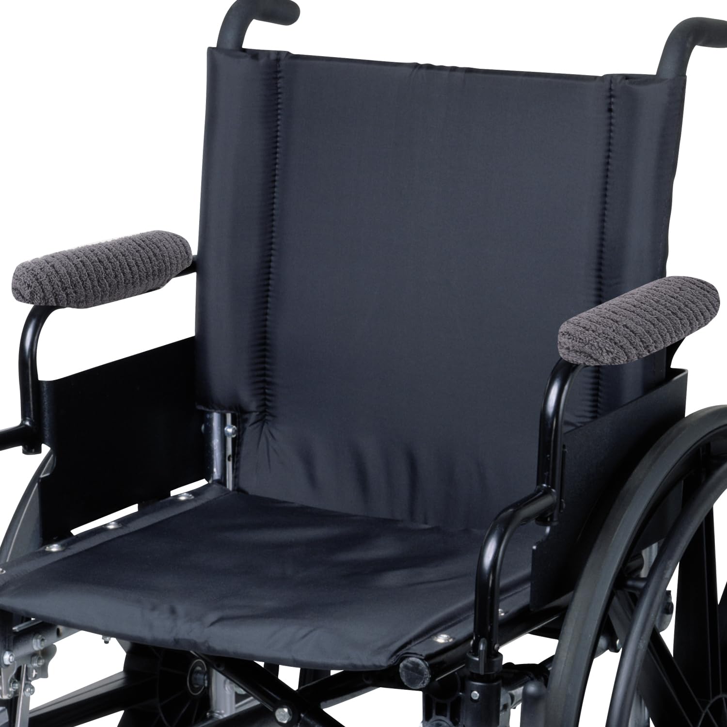9 Inch Memory Foam Wheelchair Armrest Covers - Washable & Comfortable Wheelchair Pads for Elderly & Disabled (WAP9-18N) - Perfect for Home, Hospital & Daily Use