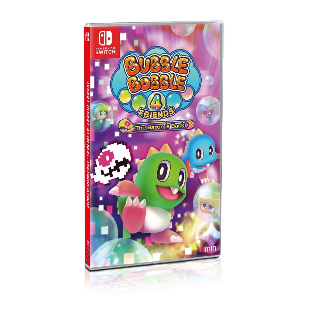 Bubble Bobble 4 Friends - Baron is Back for Nintendo Switch | Classic Arcade Game for Family & Friends | Perfect for Party Gaming & Nostalgic Fun