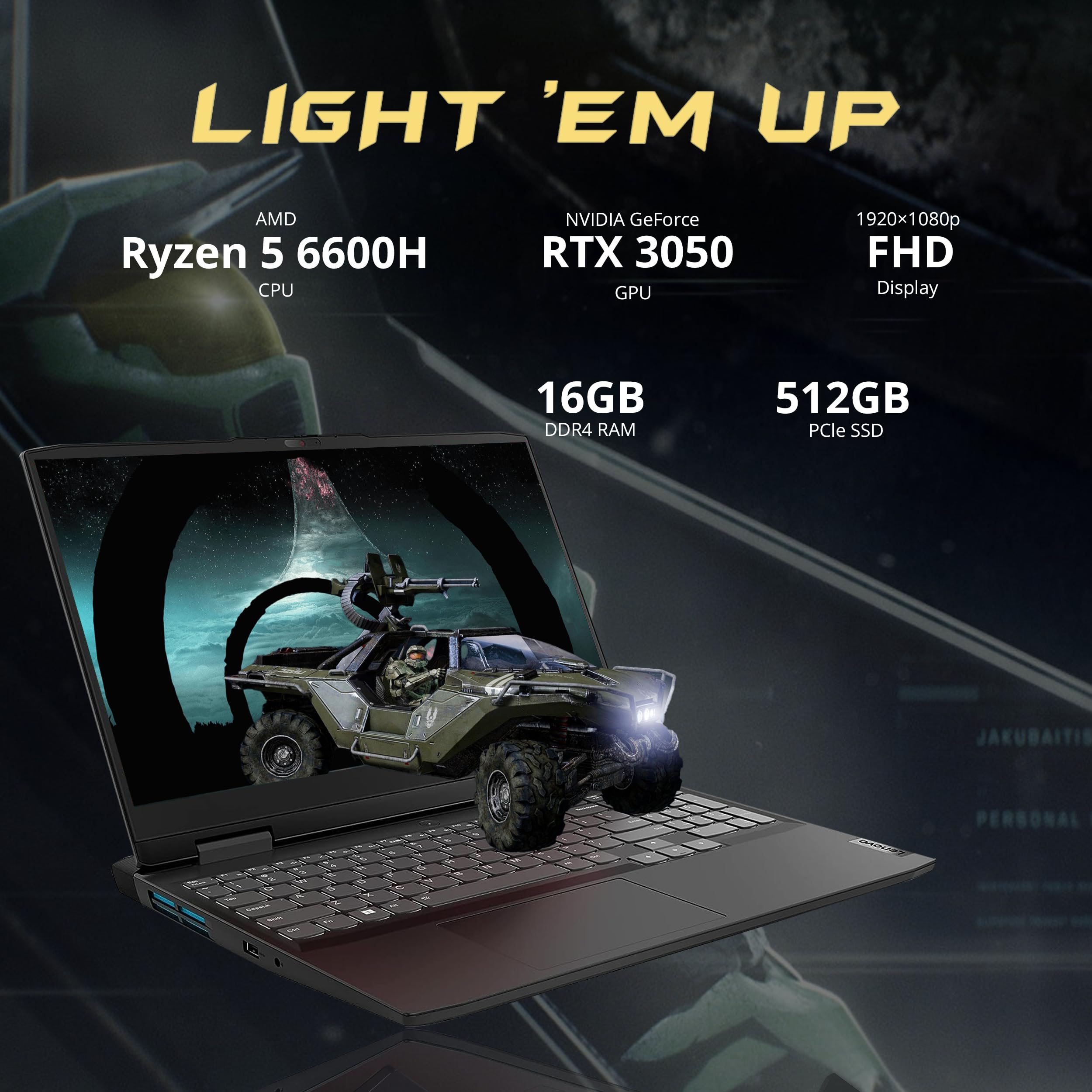 Lenovo IdeaPad Gaming 3 Laptop - 15.6