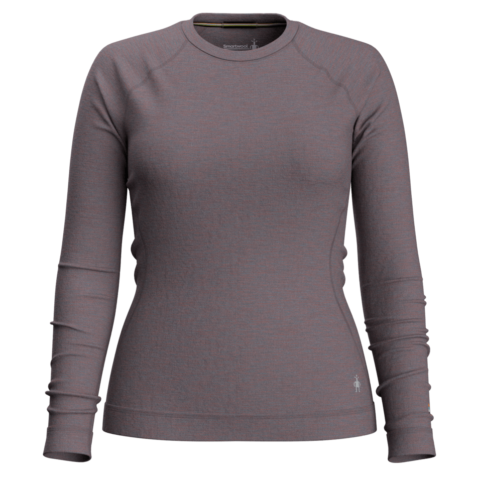 Smartwool Women's Classic Thermal Merino Wool Base Layer Top - Warm Winter Crew Neck Shirt for Hiking, Skiing & Outdoor Activities