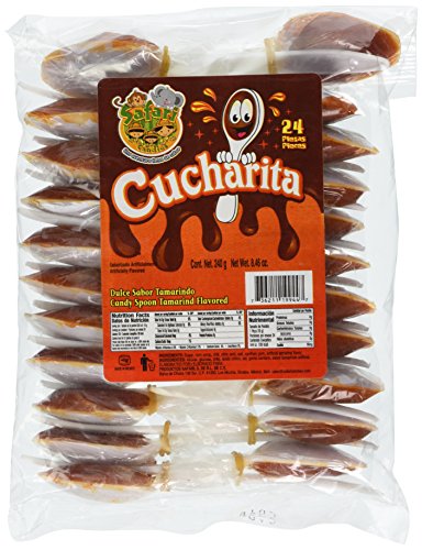 Tamarind Flavor Spoon Candy (Cucharita Con Tamarindo) - Sweet & Tangy Mexican Treat for Parties, Gifts & Snacking