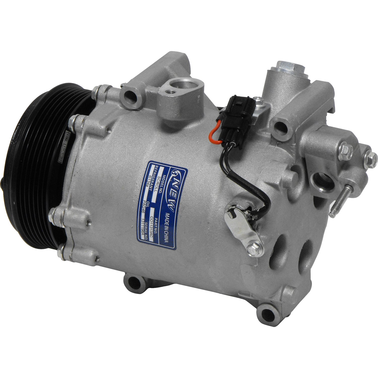 UAC CO 11313C AC Compressor Replacement for Car Air Conditioning System - High Performance Auto A/C Parts for Smooth Cooling in Summer Driving
