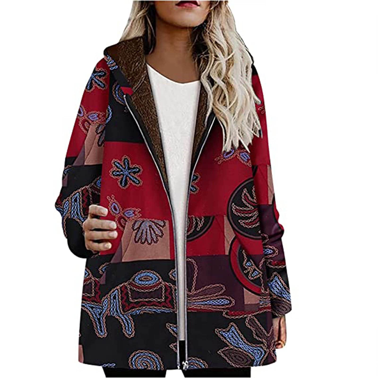 Women's Waterproof Winter Jacket - Distressed Ripped Denim Coat with Water Repellent Technology | Warm Windproof Raincoat for Outdoor Activities, Commuting & Travel