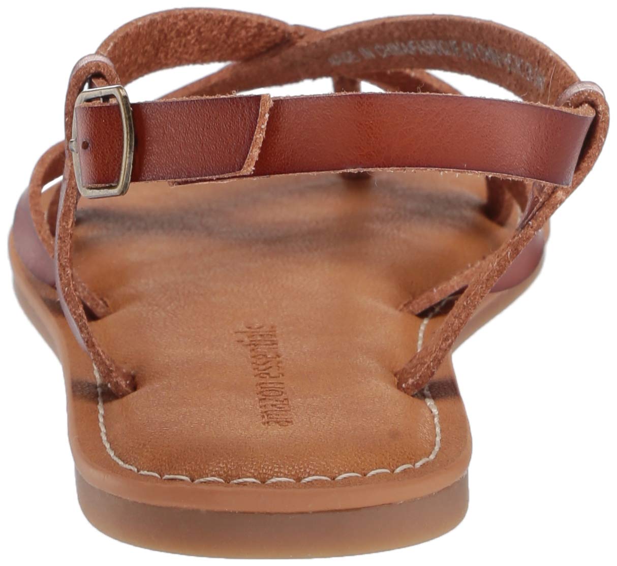Amazon Essentials Women's Casual Strappy Sandal - Comfortable Summer Flat Sandals for Women, Breathable Lightweight Beach Shoes | Perfect for Walking, Travel, and Outdoor Activities