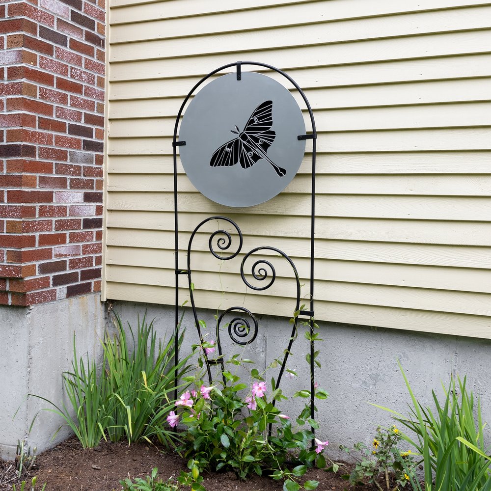 Luna Trellis by Achla Design - Elegant Garden Trellis for Climbing Plants, Flowers & Vines | Perfect for Outdoor Gardens, Patios & Backyard Decor