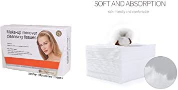 KYNA Multifunctional Makeup Remover Wipes - Gentle Facial Cleansing Tissues for Women & Girls, Set of 4 | Perfect for Travel, Gym & Daily Skincare Routine