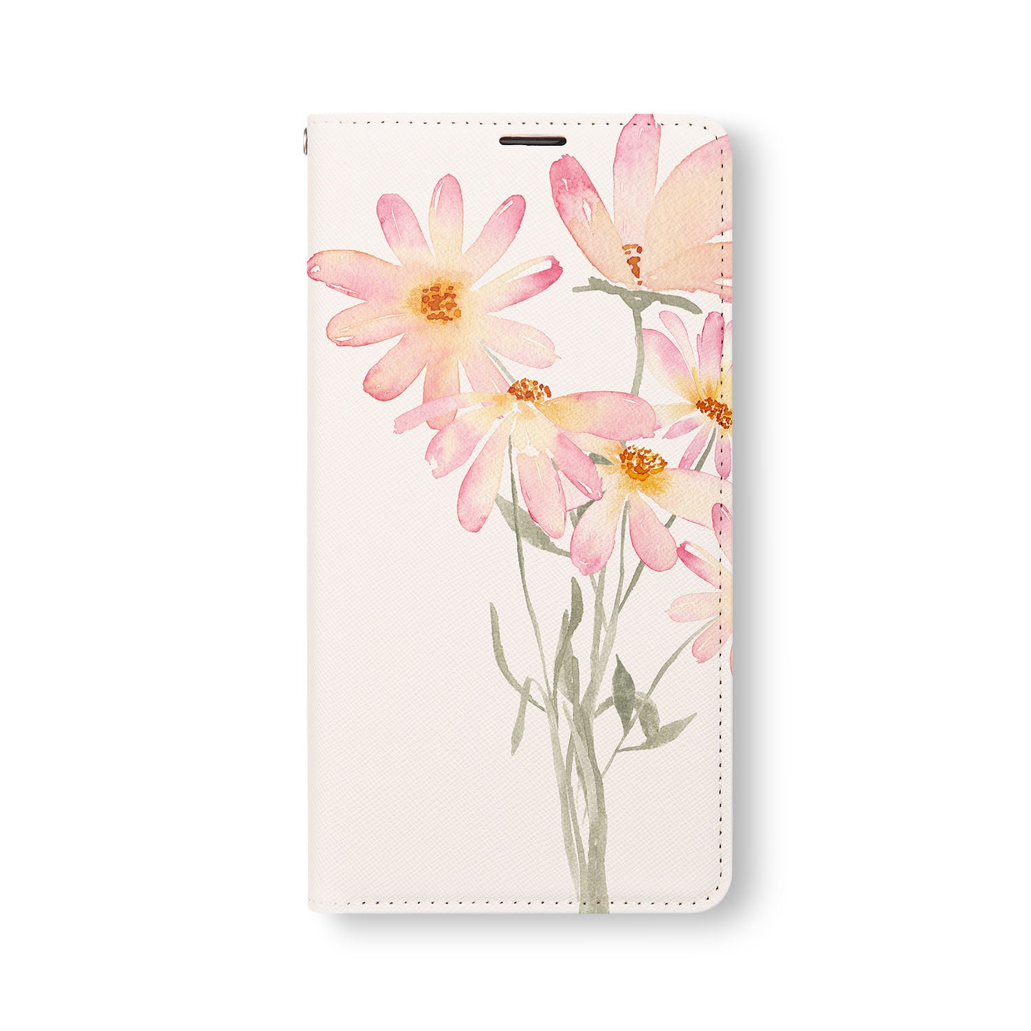 Samsung Wallet with Watercolor Flower Design - Slim RFID Blocking Card Holder for Women & Men - Perfect for Travel, Work, and Everyday Use