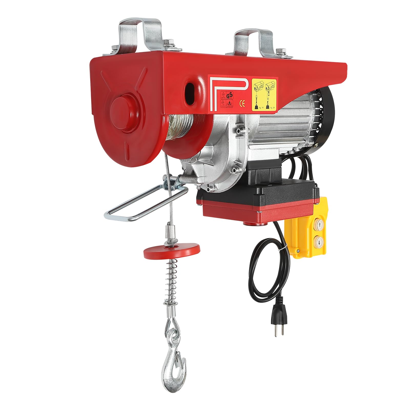 110V Electric Wireless Hoist Winch - 880Lbs Capacity Remote Control Crane Lift for Factory, Garage, Warehouse, Construction & Mining | Heavy Duty Lifting Equipment for Industrial & Home Use