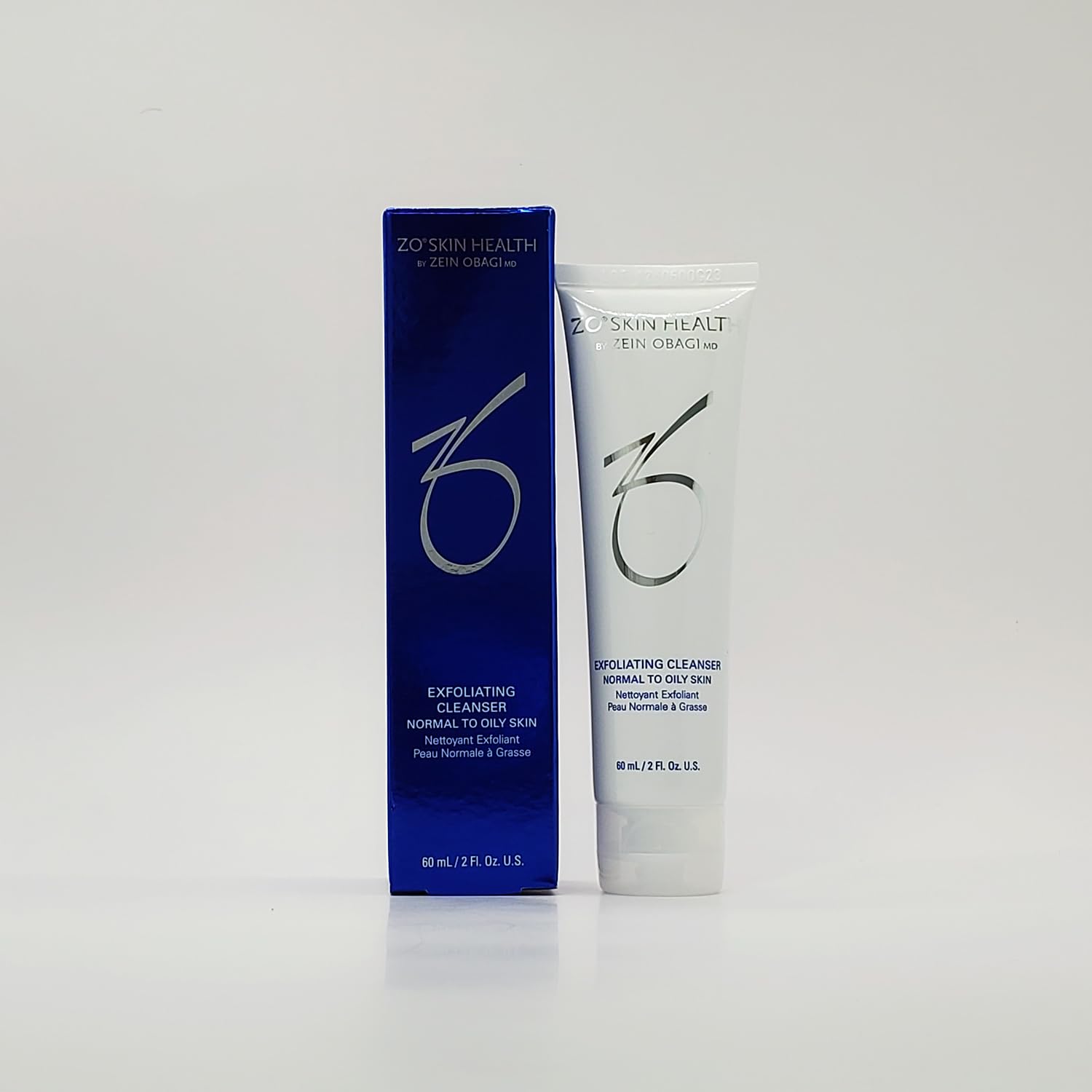 ZO SKIN HEALTH Exfoliating Cleanser Travel Size - Purifying Gel Facial Cleanser for Sensitive Skin (60ml / 2 Fl Oz) | Gentle Exfoliation & Deep Cleansing for Travel, Gym & On-The-Go Skincare