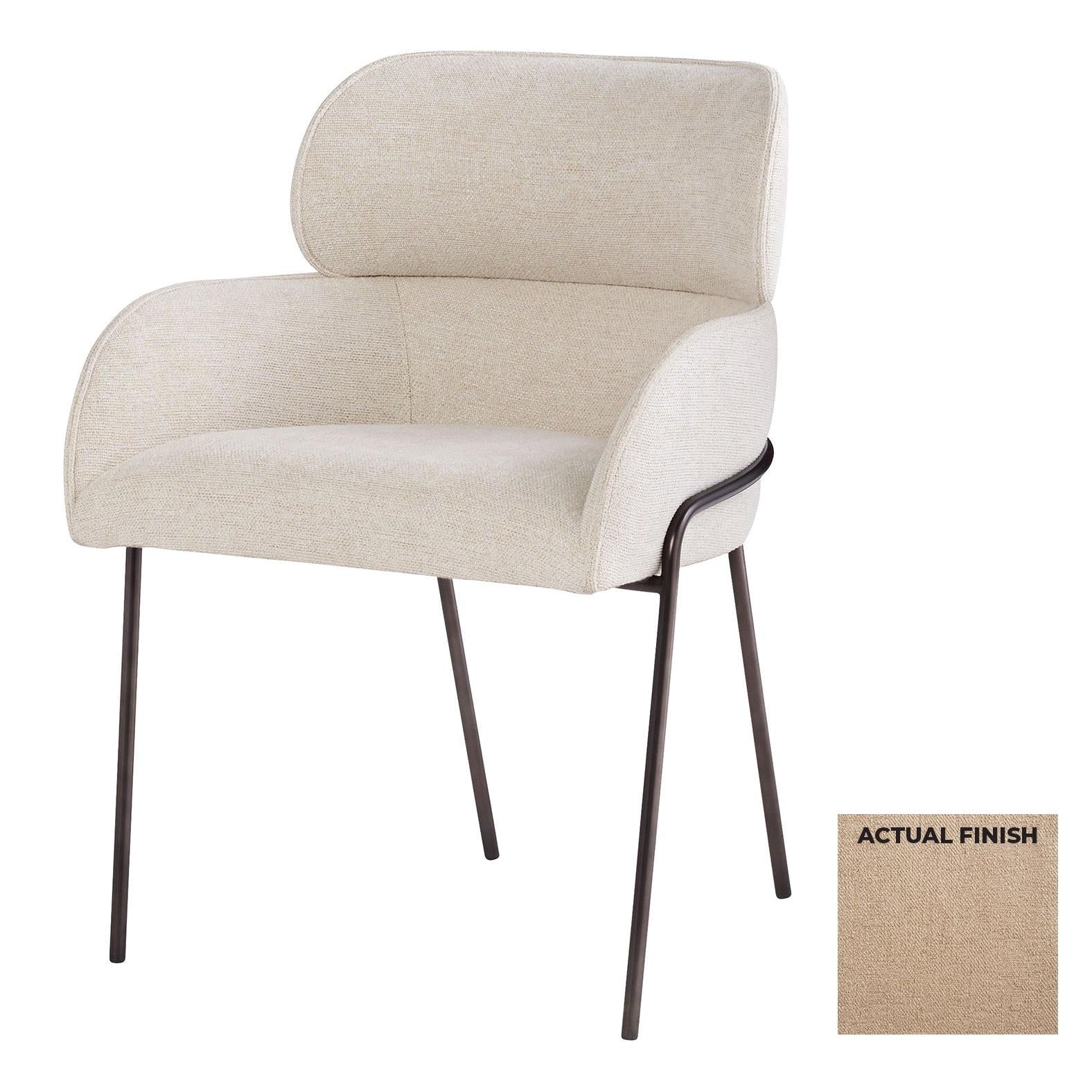 Cyan Design 11794 Julian Dining Chair D 11338 in Camel Chenille Upholstery - Elegant and Comfortable Dining Room Seating for Home & Restaurant Use