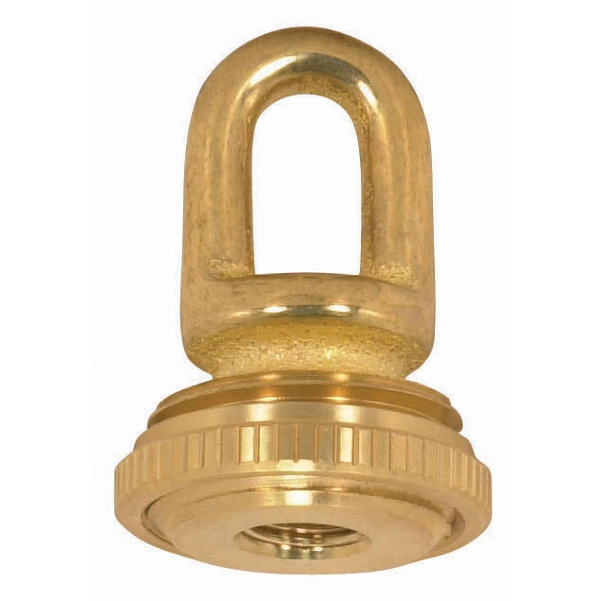1/8 Inch IP Screw Collar Loop with Ring - Durable Metal Fastener for DIY Projects, Jewelry Making, and Industrial Applications