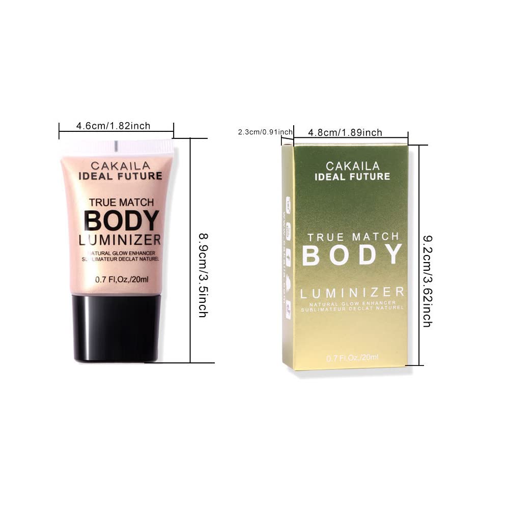 Best Liquid Highlighter for Face & Body - Smooth Shimmer Glow Makeup Foundation | Natural Dewy Look for Parties, Photos & Everyday Wear