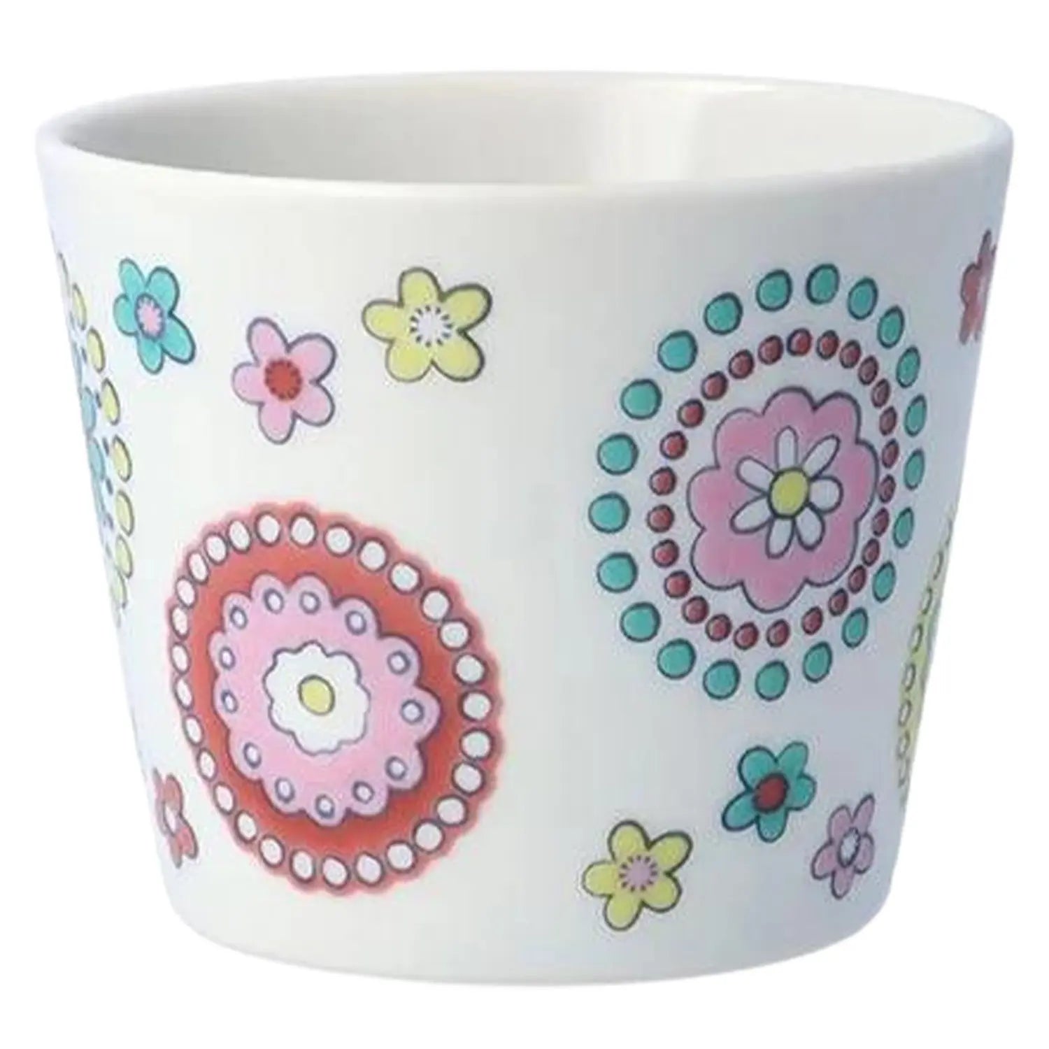 Premium Harekutani Porcelain Soba Choko Cup with Floral Design - Authentic Japanese Sake & Tea Drinking Cup for Traditional Ceremonies, Home Dining & Gift Giving