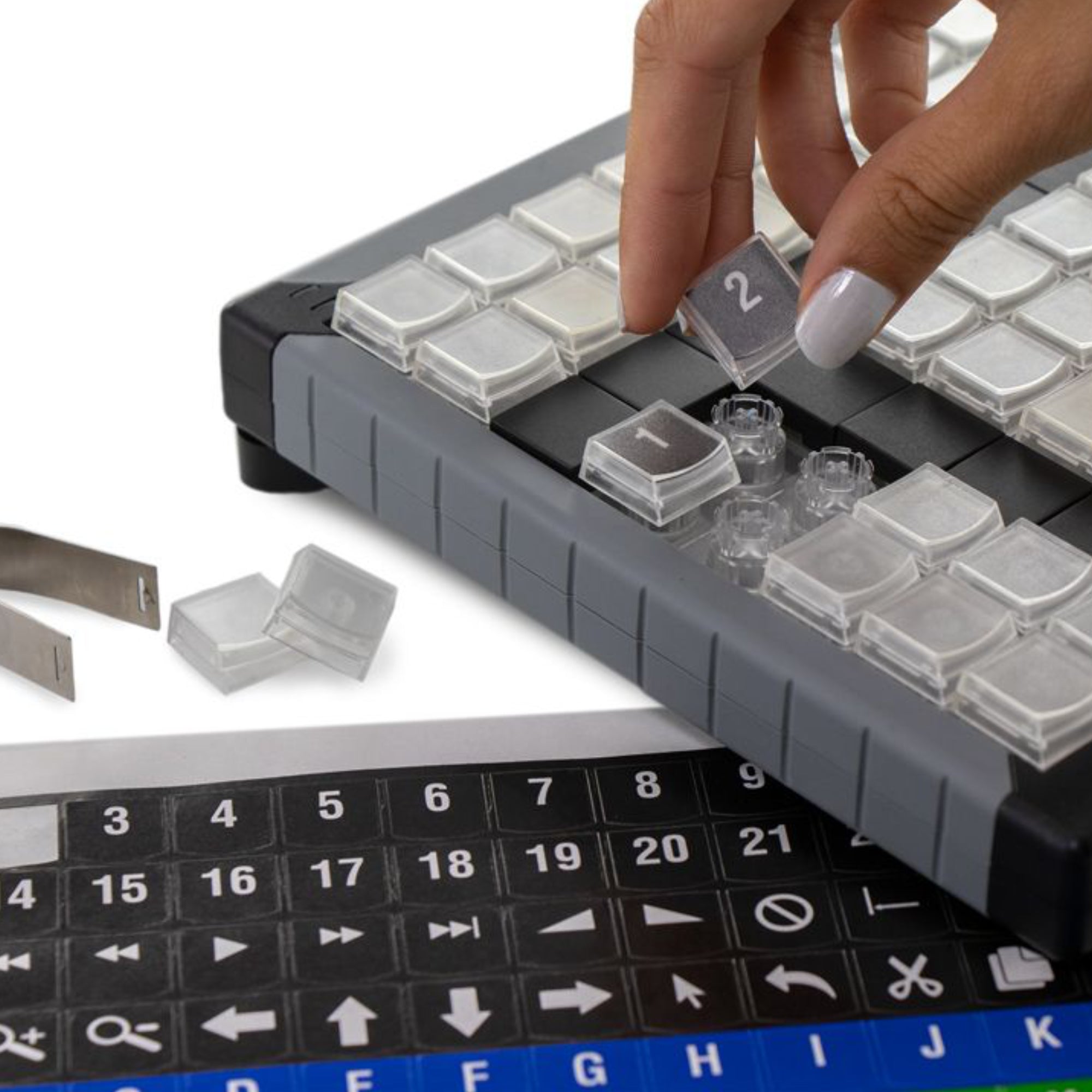XK 60 Fully Programmable Mechanical Keyboard - Customizable RGB Backlit, Hot-Swappable Keys for Gaming, Coding & Office Work (Perfect for Esports, Programming & Productivity)