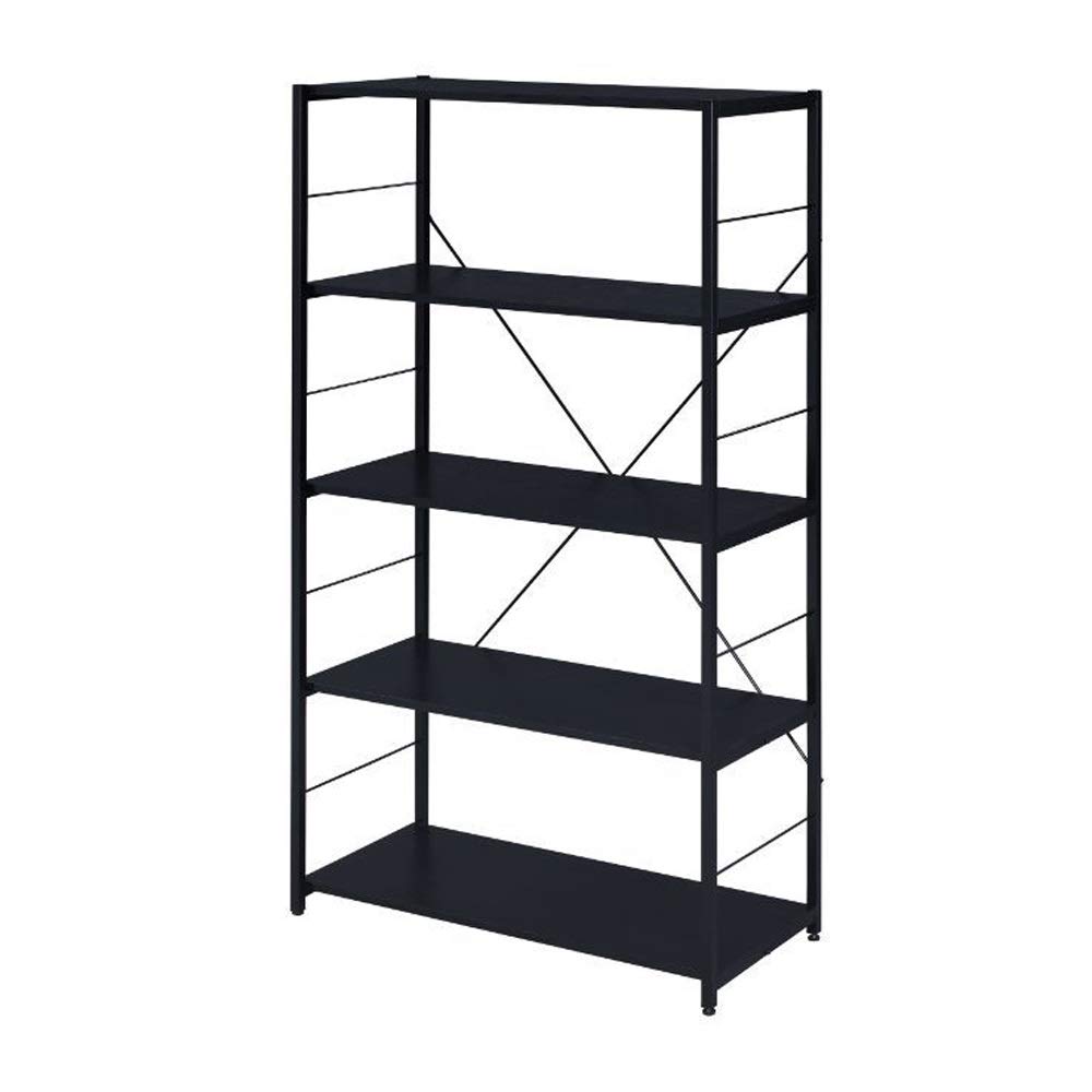 Modern Open Bookshelf Floor Stand - 5-Tier Storage Shelf for Office, Bedroom & Living Room - Multi-Layer Display Rack for Books, Decor & Organizing