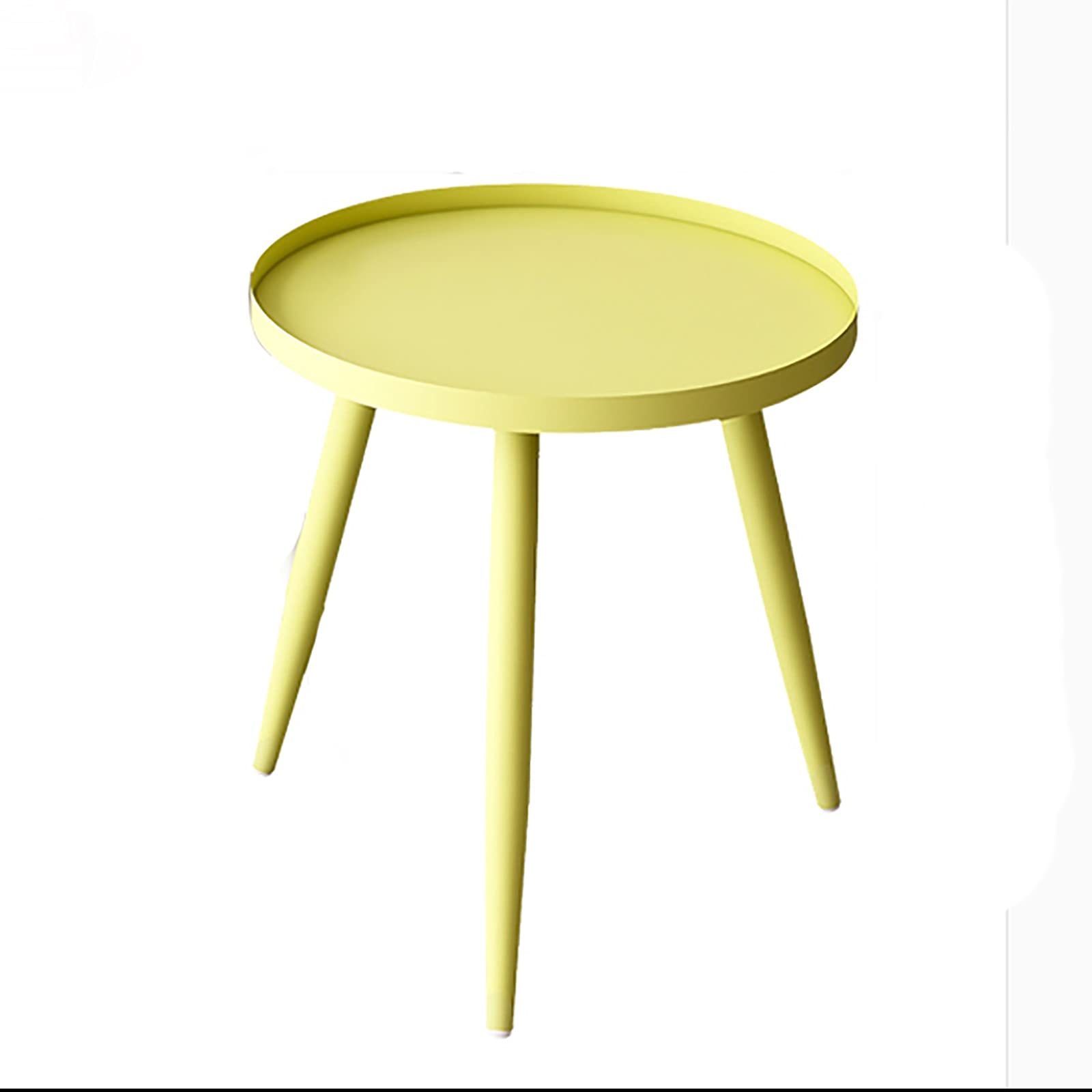 Stylish Iron Round Coffee Table - Small Side Table for Sofa, Bedside, Corner & Outdoor Use - Perfect for Living Room, Balcony & Patio (45x50cm & 35x38cm Sizes) - Ideal for Coffee, Books & Decor