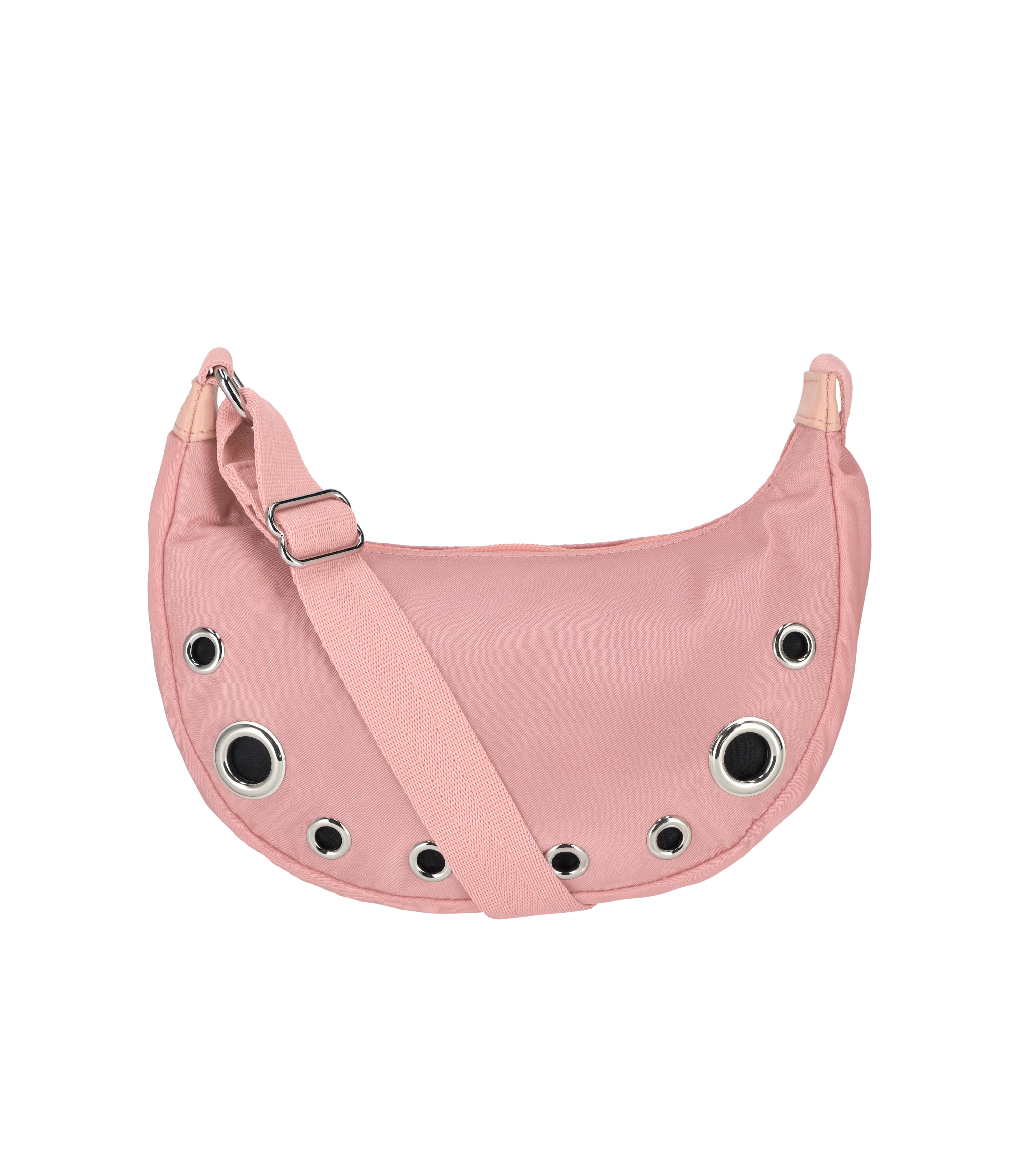 Stylish Small Shoulder Bag with Grommet Details - Perfect for Everyday Use, Travel & Casual Outings