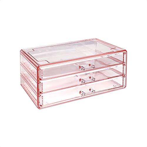 2) Pink, 3 Drawers