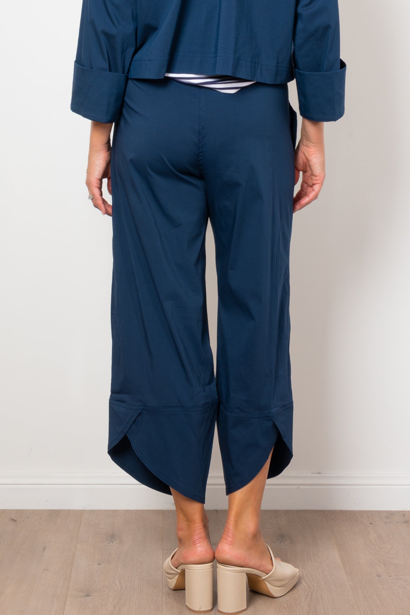 Mela Purdie Bevel Pant Microprene - High-Waist Slim Fit Work Pants for Women - Perfect for Office, Business Casual & Professional Workwear
