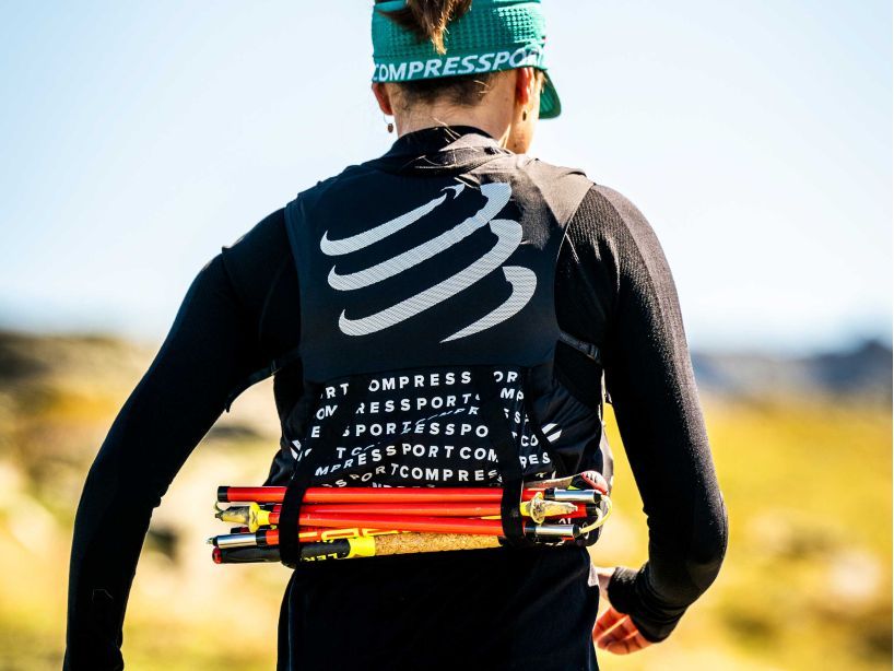 COMPRESSPORT Unisex UltRun S Pack Evo 10 Hydration Running Vest - Lightweight & Breathable for Trail Running, Hiking & Outdoor Adventures (Black)