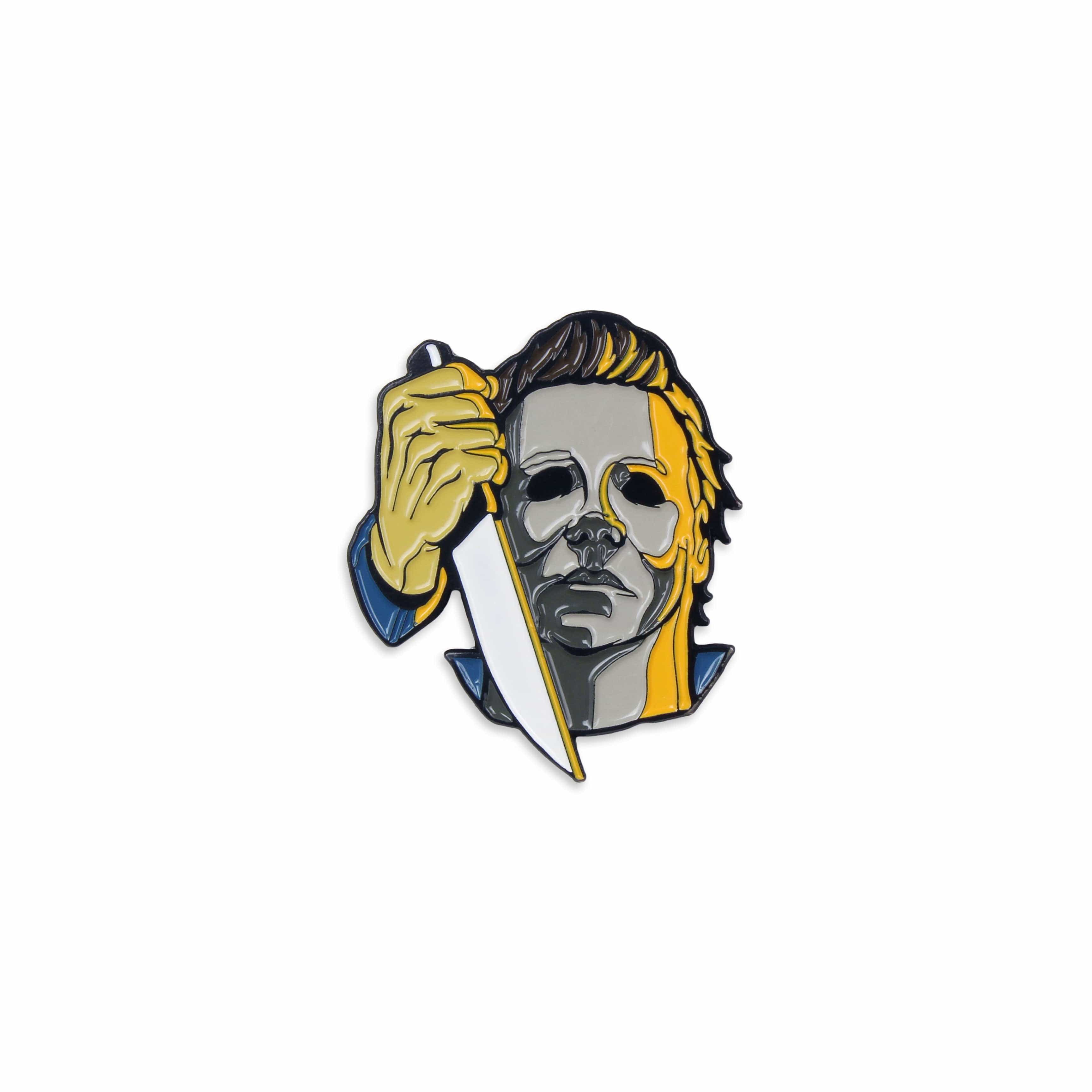 Michael Myers Halloween Horror Movie Enamel Pin - Collectible Badge for Fans, Cosplay, Jackets & Backpacks