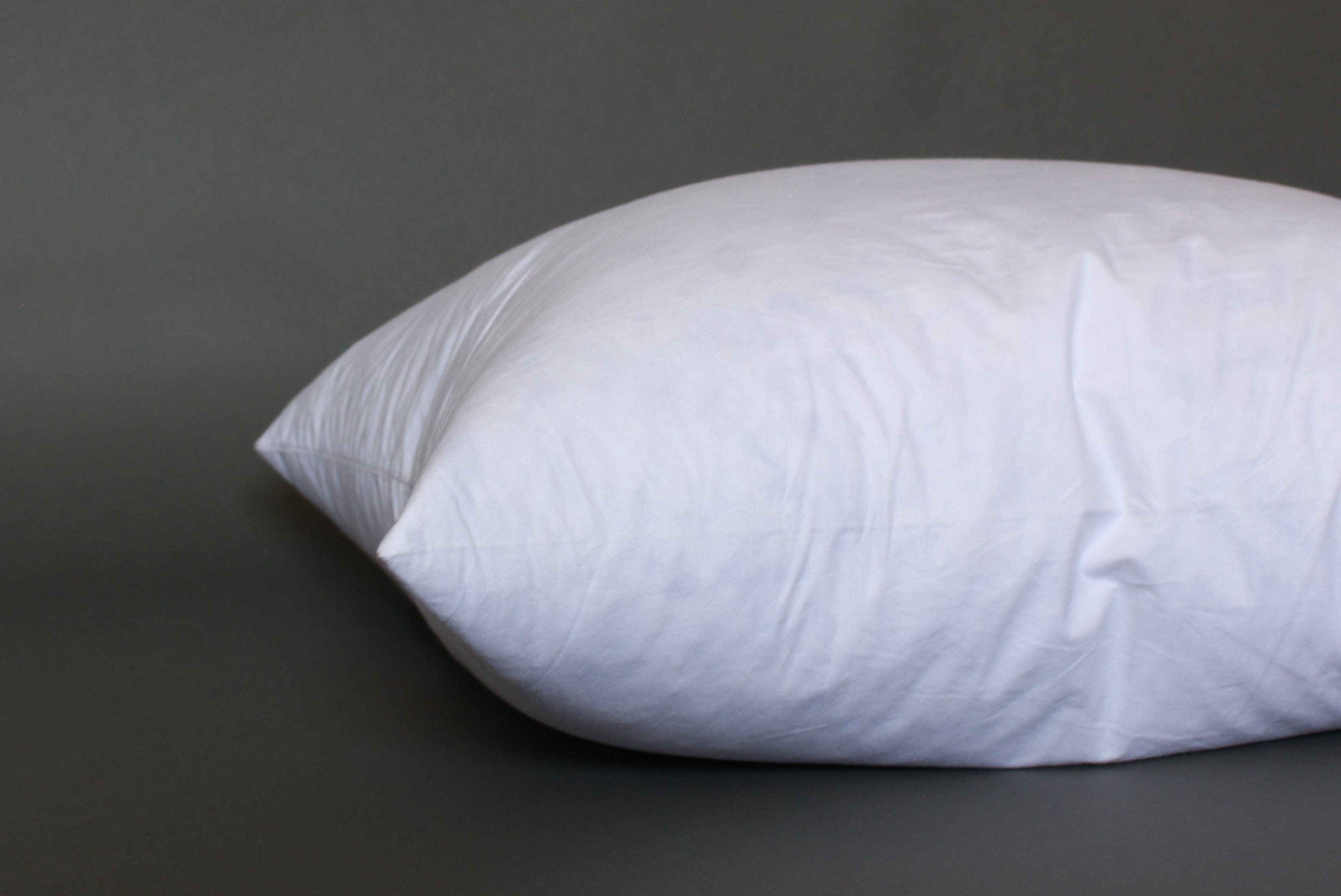 Premium Lumbar Pillow Inserts with Feather Down Filling - Orthopedic Support for Office Chairs, Car Seats & Sofa - Comfortable Back Pain Relief for Home & Work