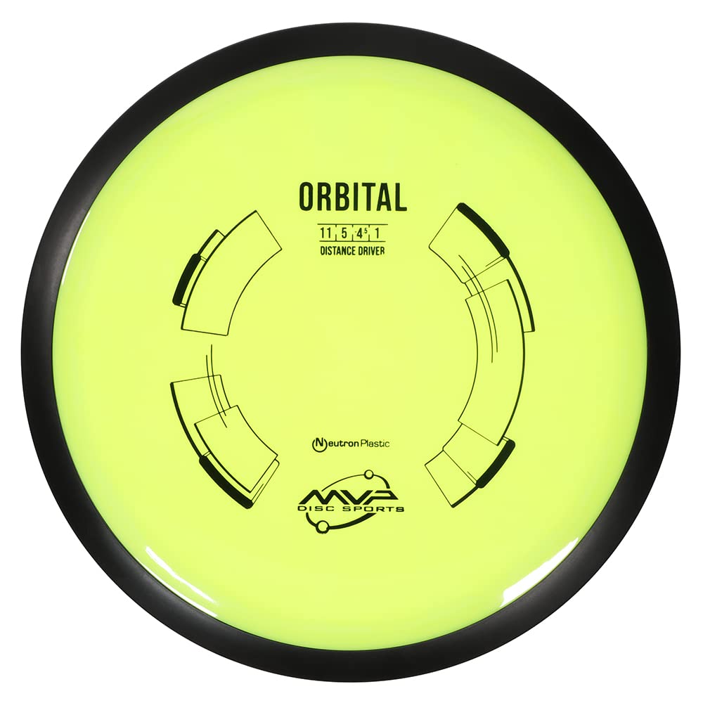 MVP Disc Sports Neutron Orbital Disc Golf Driver - High Speed Distance Driver for Professional & Recreational Players (Colors May Vary) - Perfect for Tournament Play, Backyard Practice & Outdoor Adventures