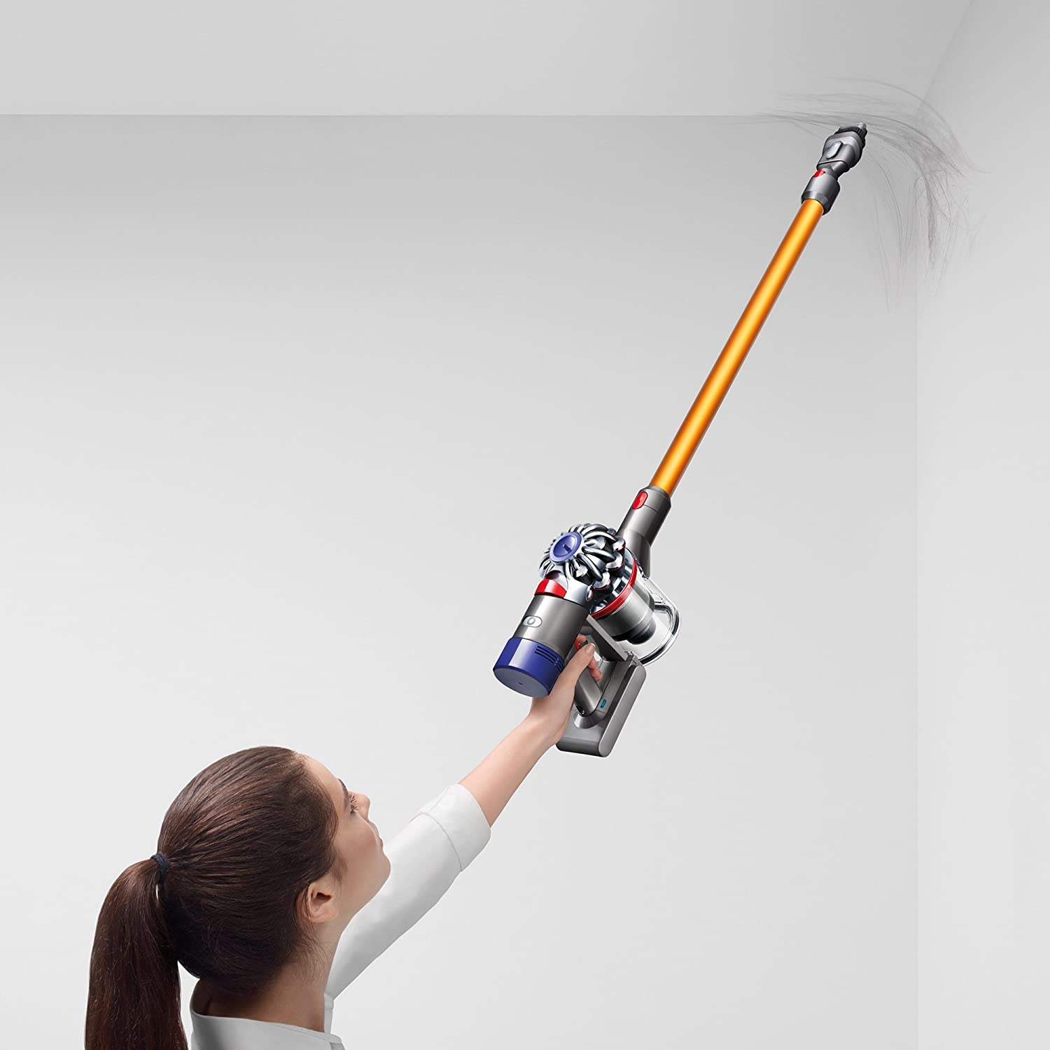 Refurbished Dyson V8 Cordless Vacuum Cleaner with 2 Cleaning Heads - Hard Floor & Carpet - 1 Year Warranty | Perfect for Pet Hair, Stairs & Quick Home Cleaning