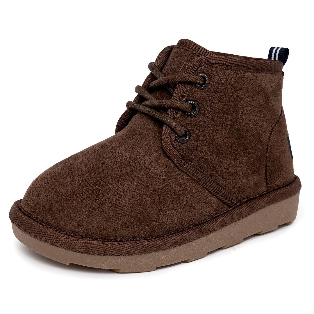 Nautica Kids Winter Boots with Sherpa Fur Lining - Warm Snow Booties for Boys & Girls (Toddler, Little Kid, Big Kid) | Perfect for Snow Play, Winter Walks & Cold Weather Comfort