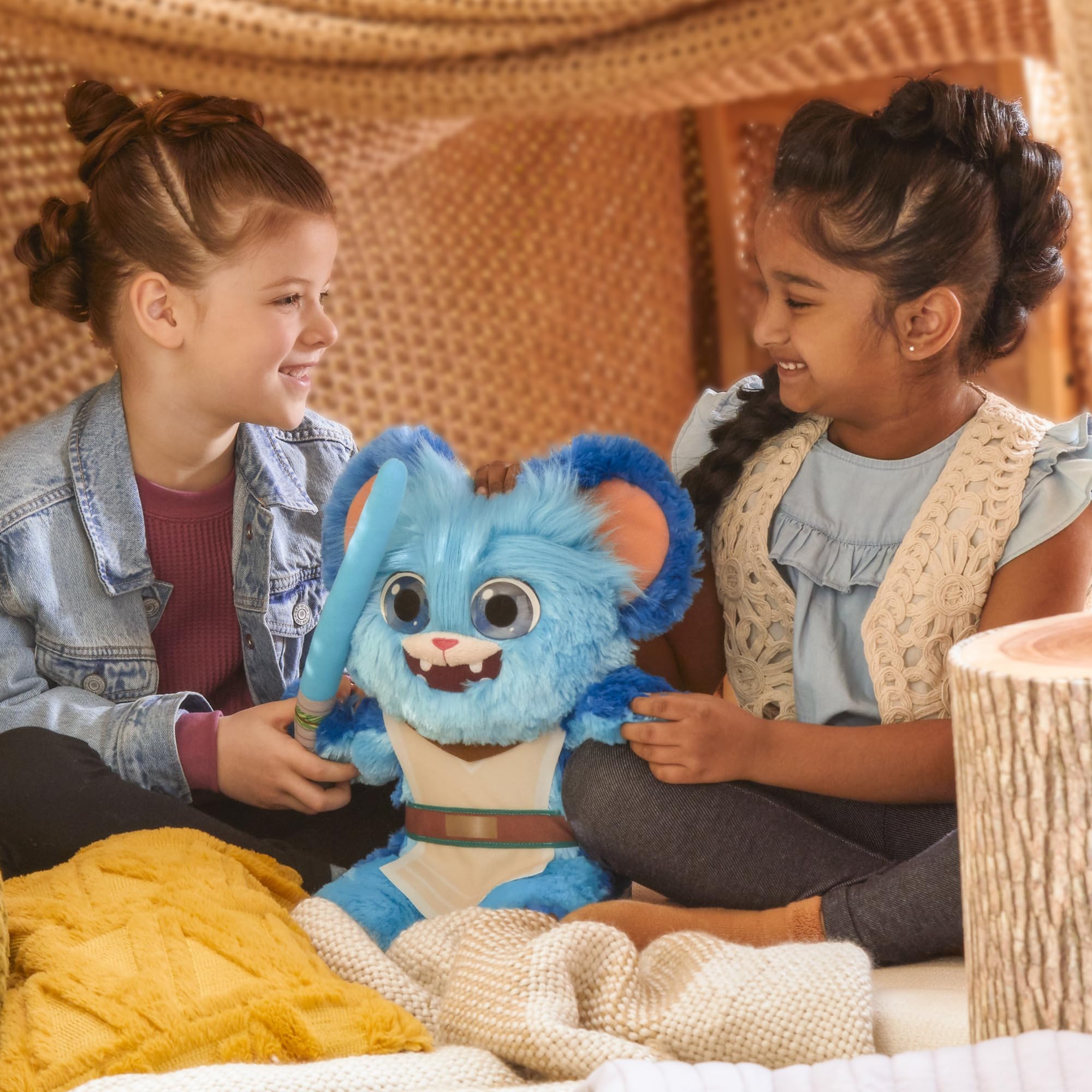 Star Wars Young Jedi Adventures Fuzzy Force Nubs Plush Toy - Soft Cuddly Preschool Toy for 3 Year Old Boys & Girls - Perfect for Playtime, Bedtime & Jedi Training Adventures