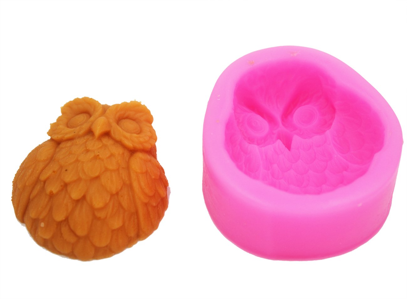 Premium Silicone Owl Molds for Soap, Chocolate, Candy, Baking & Fondant - 1 Pack | Perfect for DIY Crafts, Party Favors & Homemade Treats