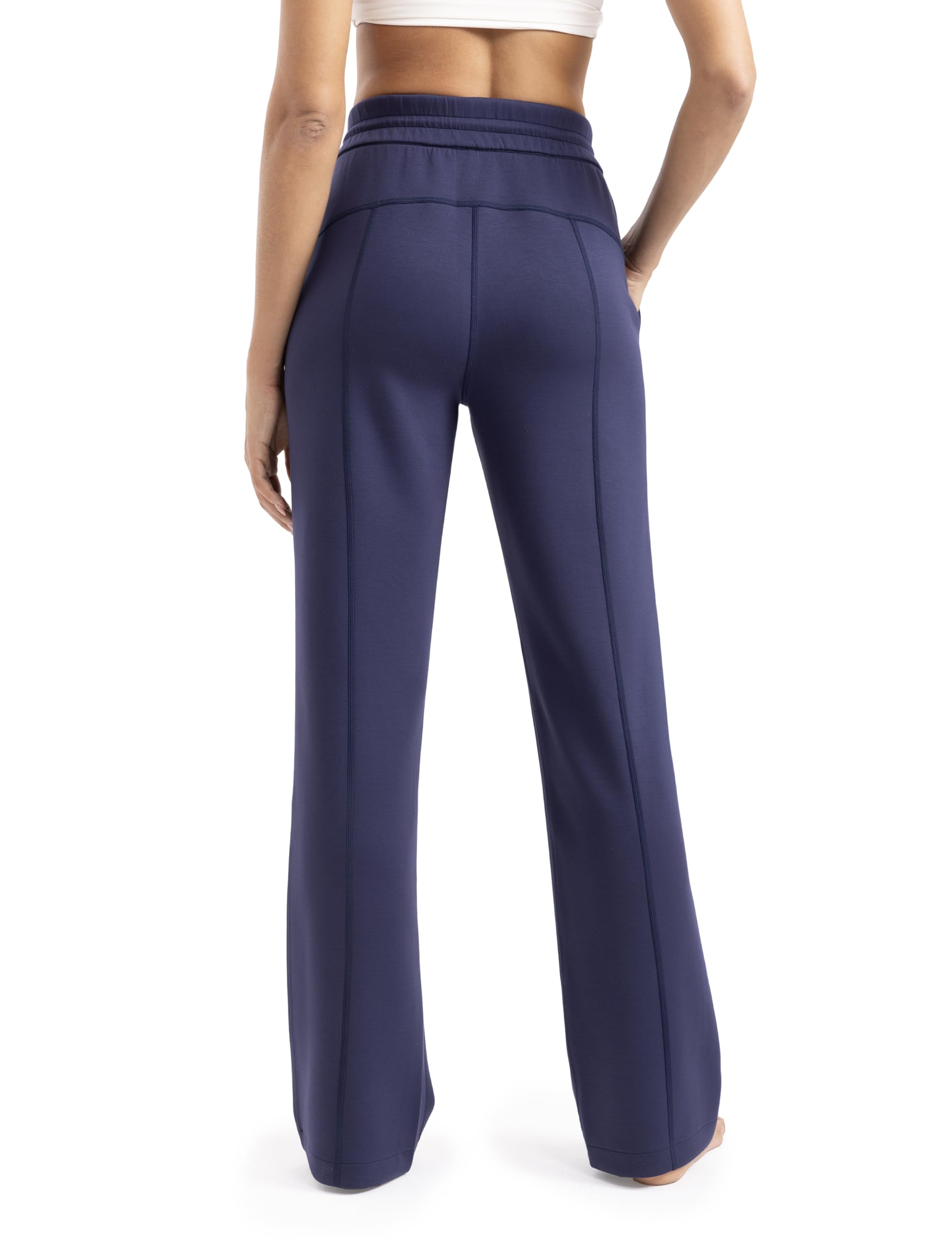 Women's High Waisted Sweatpants with Pockets - Elastic Waist Joggers, Straight Leg Athletic Pants with Drawstring (31