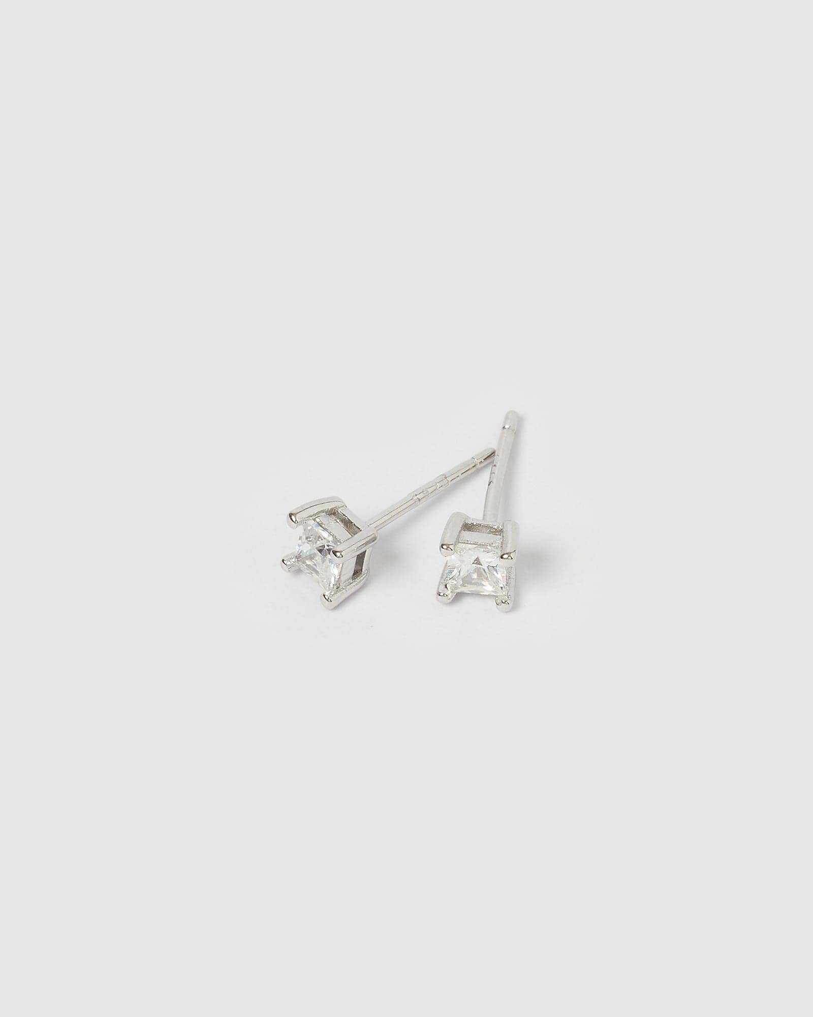 Izoa Dion Mini Stud Earrings - Sterling Silver Hypoallergenic Earrings for Women, Girls | Perfect for Everyday Wear, Gifts & Special Occasions