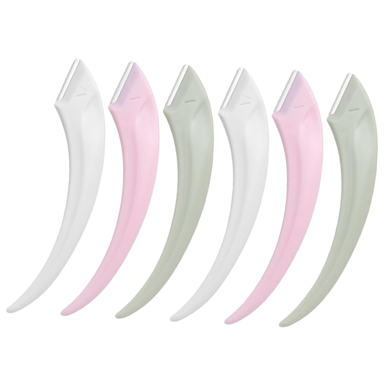 6pcs Women's Facial Razors - Eyebrow & Face Shaver Kit - Smooth & Precise Beauty Tools for Eyebrow Shaping, Peach Fuzz Removal & Dermaplaning at Home