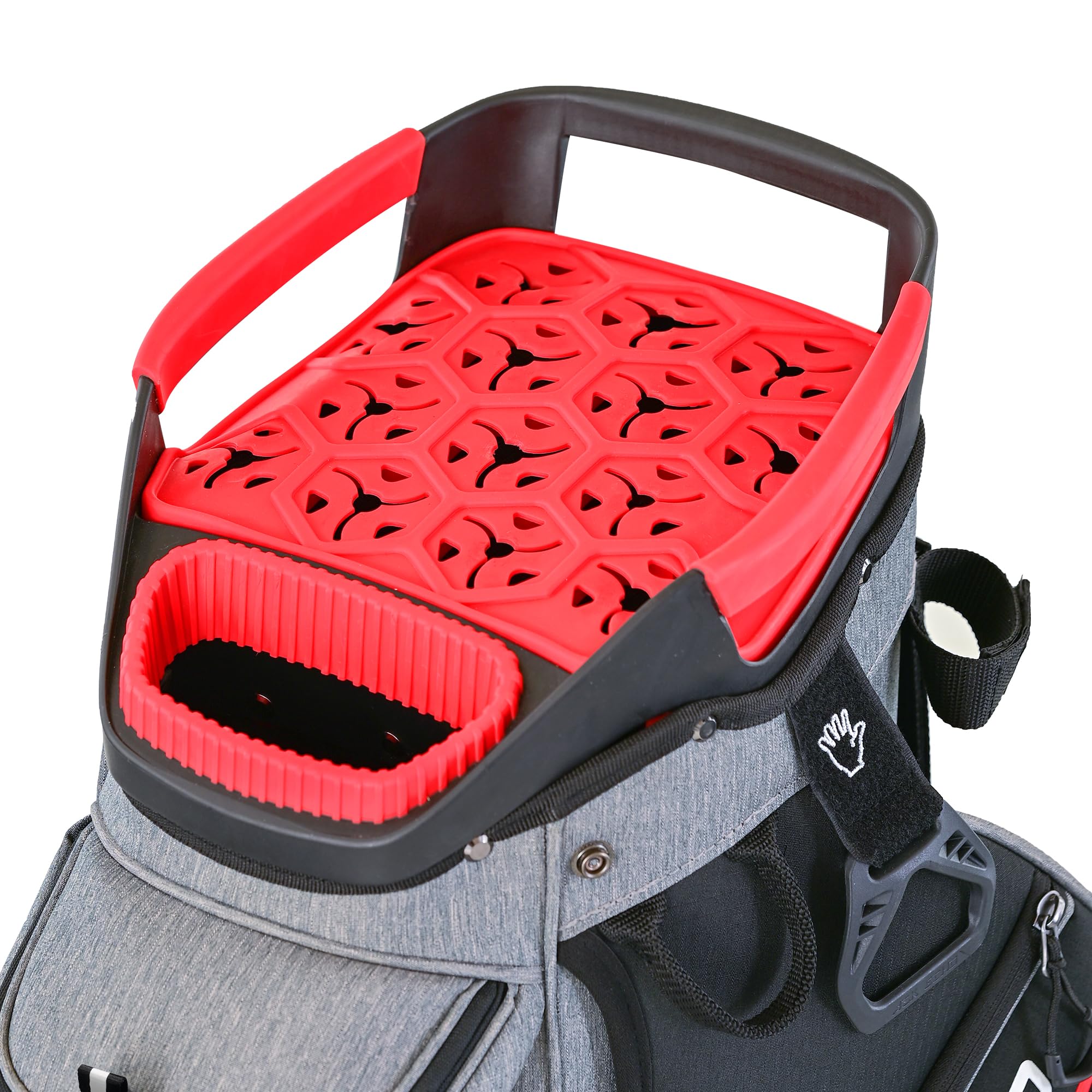 ASK ECHO 2024 SLC-130 Premium Soundless Golf Cart Bag with 15-Way Full Length Dividers & Rain Cover - Lightweight Golf Bag for Men | Perfect for Club Tournaments, Driving Range Practice & Golf Vacations